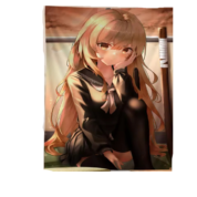 Anime Toradora! Taiga Aisaka Chart Tapestry Wall Art
