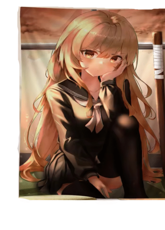 Anime Toradora! Taiga Aisaka Chart Tapestry Wall Art
