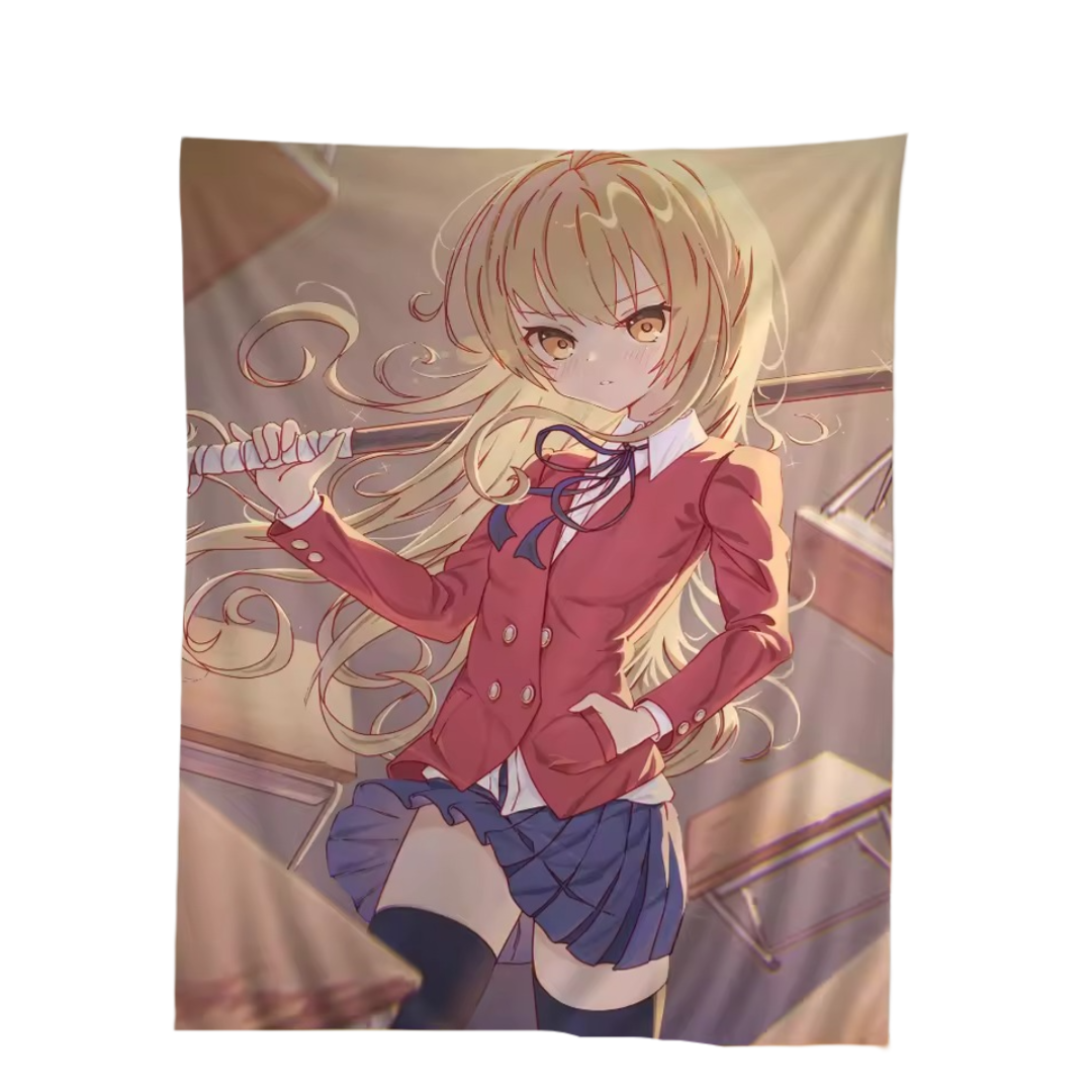 Toradora! Taiga Aisaka Anime Chart Tapestry Wall Art Toradora! Taiga Aisaka Anime Chart Tapestry Wall Art