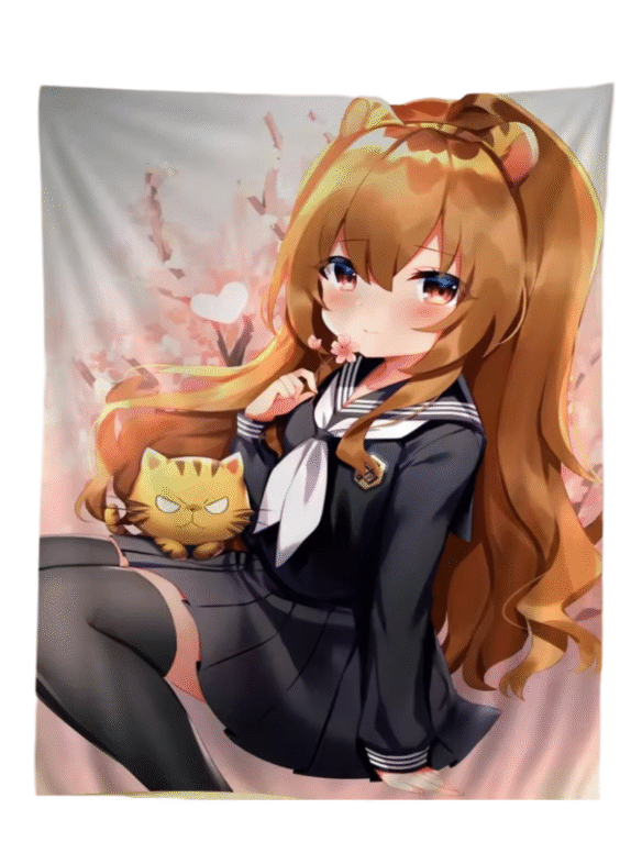 Toradora! Taiga Aisaka Chart Tapestry Anime Wall Art