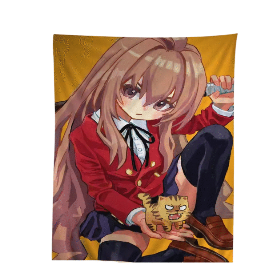 Anime Toradora! Taiga Aisaka Tapestry Wall Art Anime Toradora! Taiga Aisaka Tapestry Wall Art