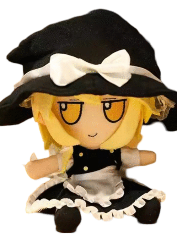 20cm Anime Touhou Project Marisa Kirisame Soft Stuffed Plush Toy
