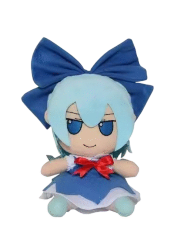 20cm Touhou Project Anime Cirno Soft Stuffed Plush Toy