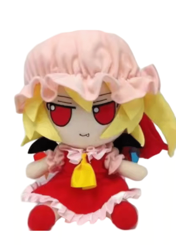 20cm Touhou Project Anime Flandre Scarlet Soft Stuffed Plush Toy