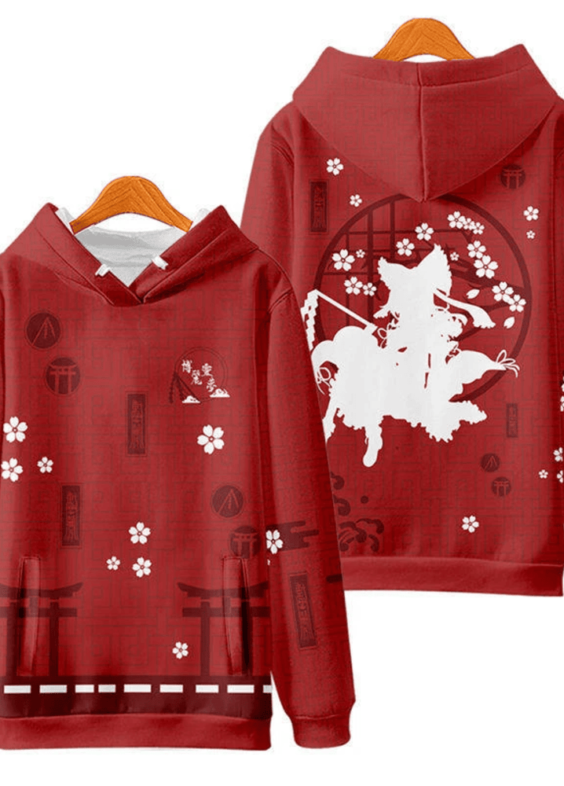 Anime Touhou Project Reimu Hakurei 3D Print Hoodie