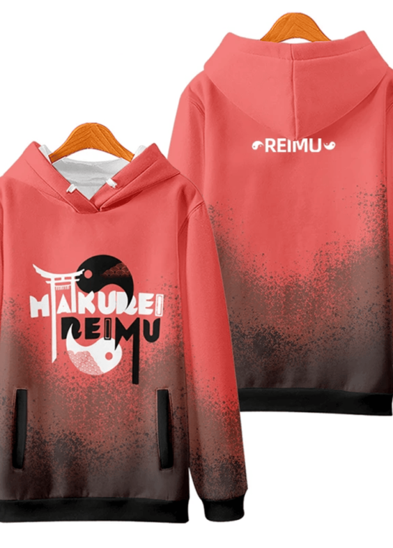 Touhou Project Hakurei Reimu Anime 3D Print Hoodie