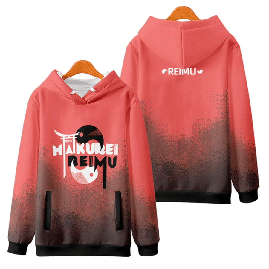 Touhou Project Hakurei Reimu Anime 3D Print Hoodie Touhou Project Hakurei Reimu Anime 3D Print Hoodie