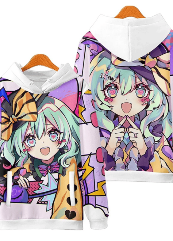 Anime Touhou Project Koishi Komeiji 3D Print Hoodie
