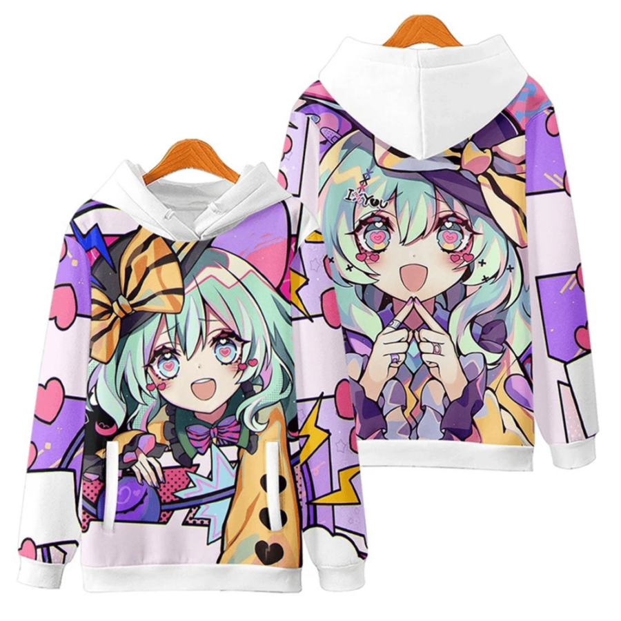 Anime Touhou Project Koishi Komeiji 3D Print Hoodie Anime Touhou Project Koishi Komeiji 3D Print Hoodie