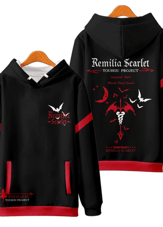 Touhou Project Remilia Scarlet Anime 3D Print Hoodie