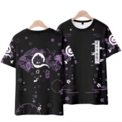 Anime Touhou Project Yuyuko Saigyouji 3D Printed T-Shirt