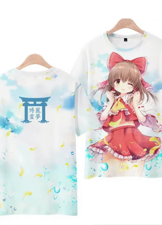 Touhou Project Reimu Hakurei Anime T-Shirt
