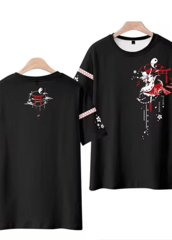 Touhou Project Anime Reimu Hakurei 3D Printed T-Shirt