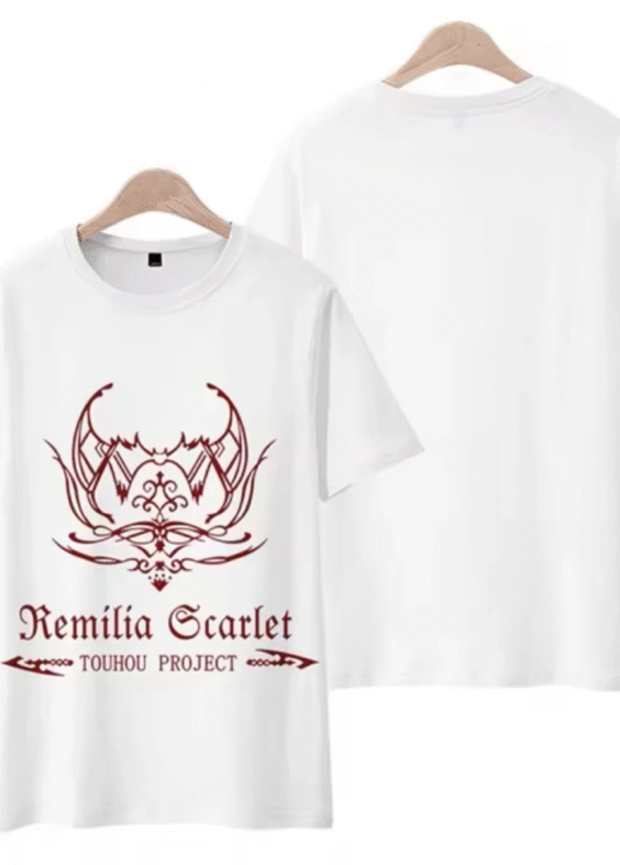 Anime Touhou Project Remilia Scarlet 3D Print T-Shirt