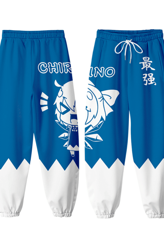 Anime Touhou Project Cirno 3D Print Jogger Pant