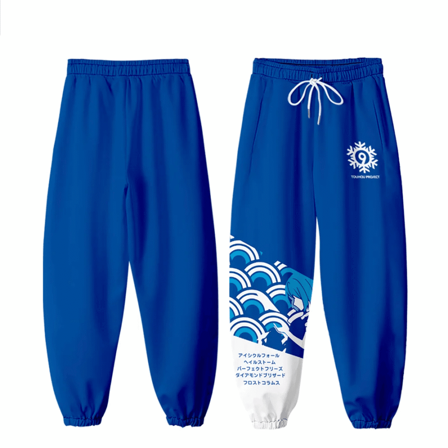 Touhou Project Anime Cirno 3D Print Jogger Pant Touhou Project Anime Cirno 3D Print Jogger Pant