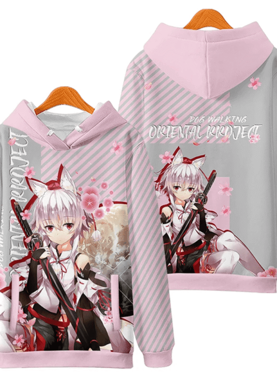 Anime Touhou Project Momiji Inubashiri 3D Printed Sweatshirt