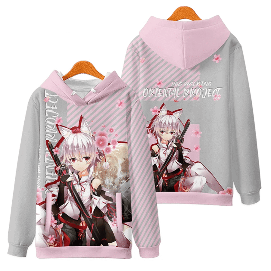 Anime Touhou Project Momiji Inubashiri 3D Printed Sweatshirt Anime Touhou Project Momiji Inubashiri 3D Printed Sweatshirt