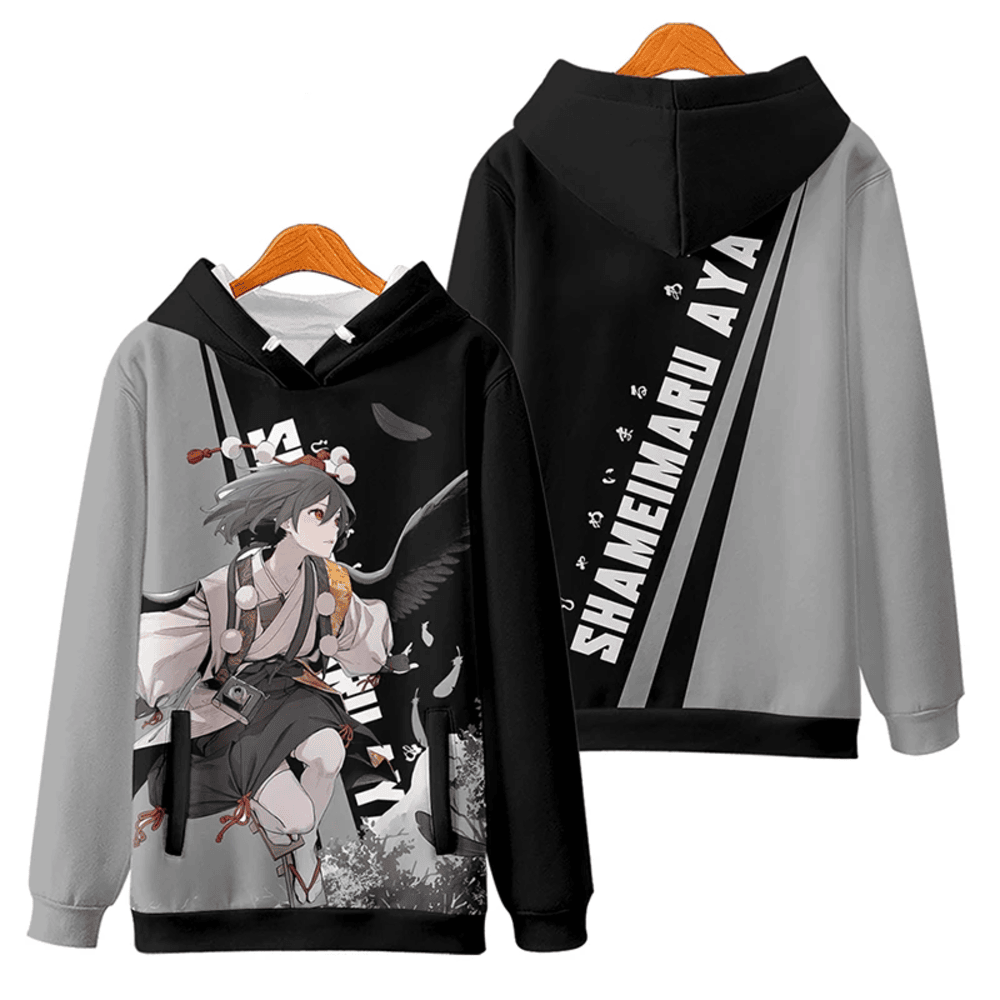 Anime Touhou Project Shameimaru Aya 3D Printed Sweatshirt Anime Touhou Project Shameimaru Aya 3D Printed Sweatshirt