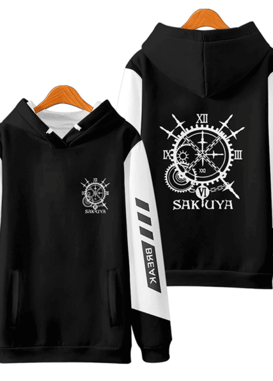Anime Touhou Project Sakuya 3D Printed Sweatshirt