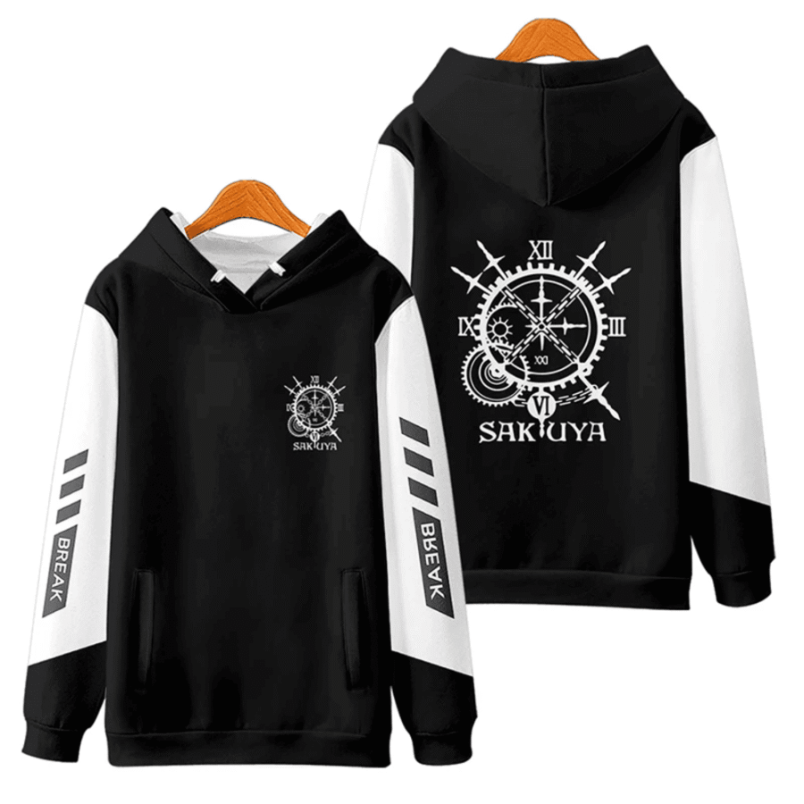 Anime Touhou Project Sakuya 3D Printed Sweatshirt Anime Touhou Project Sakuya 3D Printed Sweatshirt