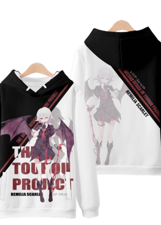 Touhou Project Anime Remilia Scarlet 3D Printed Sweatshirt