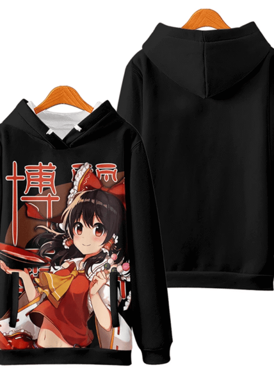 Anime Touhou Project Reimu Hakurei 3D Printed Sweatshirt