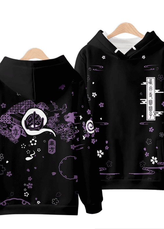 Anime Touhou Project Yuyuko Saigyouji 3D Printed Sweatshirt