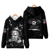 Touhou Project Anime Saigyouji Yuyuko 3D Printed Sweatshirt