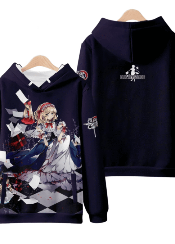 Anime Touhou Project Alice Margatroid 3D Printed Sweatshirt