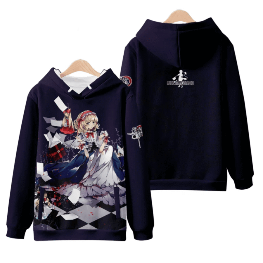 Anime Touhou Project Alice Margatroid 3D Printed Sweatshirt Anime Touhou Project Alice Margatroid 3D Printed Sweatshirt