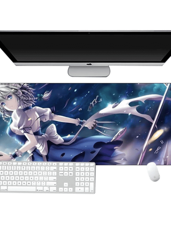 Touhou Project Anime Sakuya Izayoi Rubber Mouse Pad