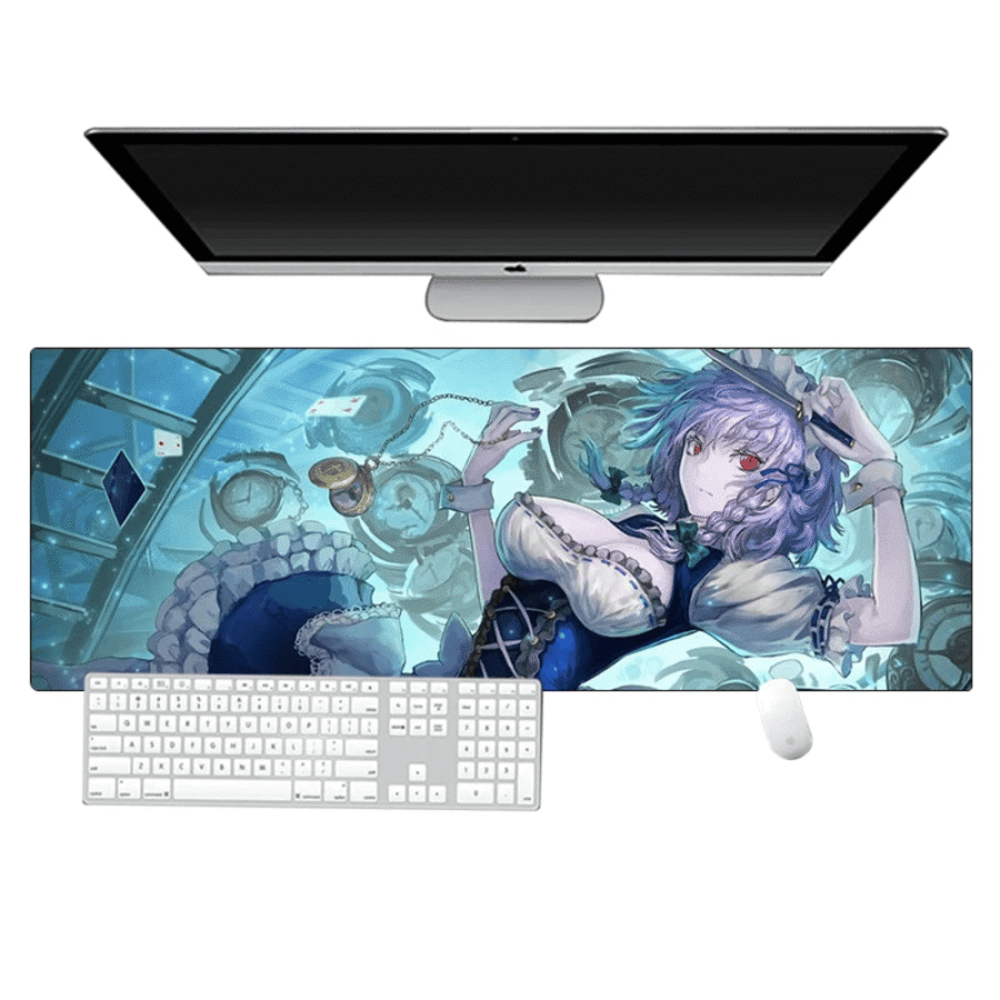 Anime Touhou Project Sakuya Izayoi Gaming Rubber Mouse Pad Anime Touhou Project Sakuya Izayoi Gaming Rubber Mouse Pad