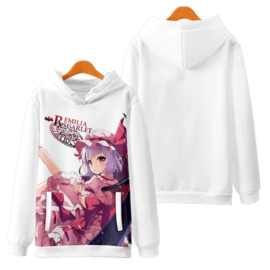Touhou Project Anime Remilia Scarlet 3D Printed Hoodie Touhou Project Anime Remilia Scarlet 3D Printed Hoodie