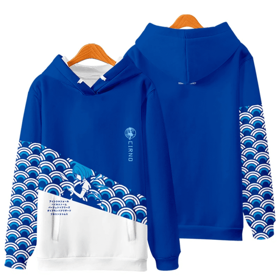 Touhou Project Cirno Anime Hoodie Touhou Project Cirno Anime Hoodie