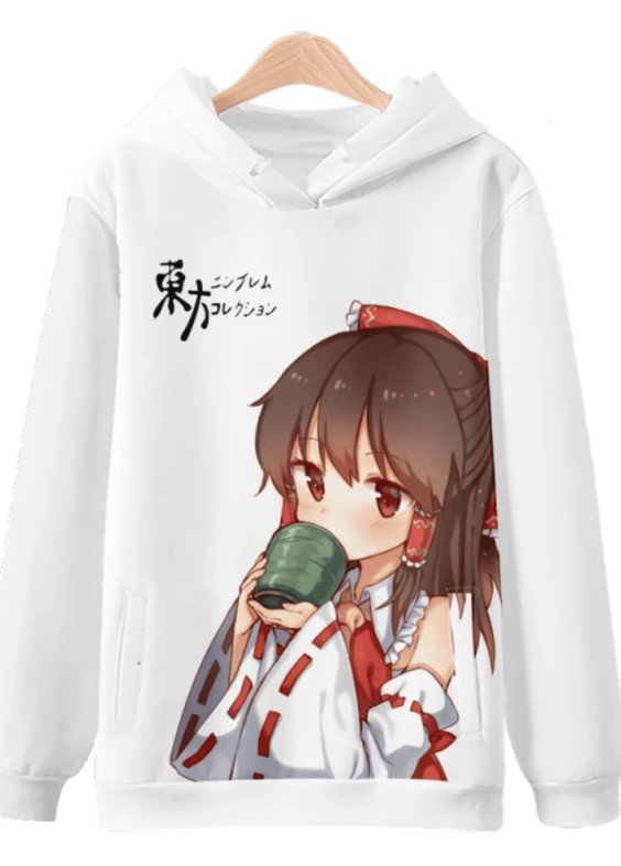 Touhou Project Reimu Hakurei Anime 3D Printed Hoodie