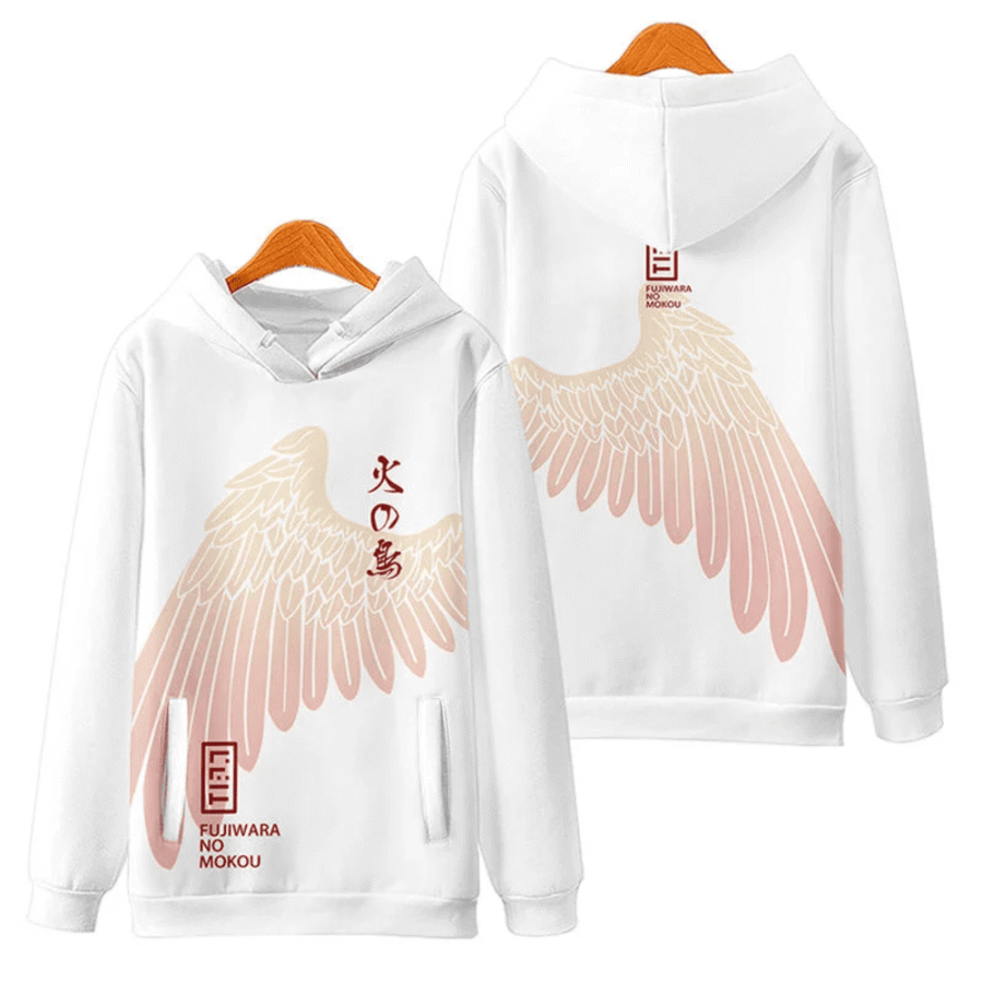 Touhou Project Fujiwara No Mokou Anime Hoodie Touhou Project Fujiwara No Mokou Anime Hoodie