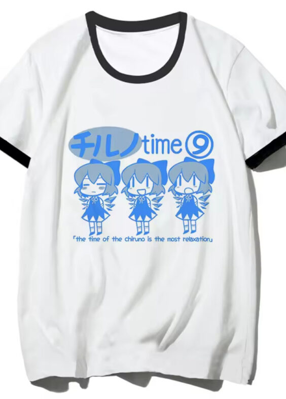 Anime Touhou Project Cirno Casual T-Shirt