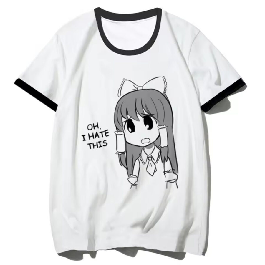 Touhou Project Reimu Hakurei Anime Women's T-Shirt Touhou Project Reimu Hakurei Anime Women's T-Shirt