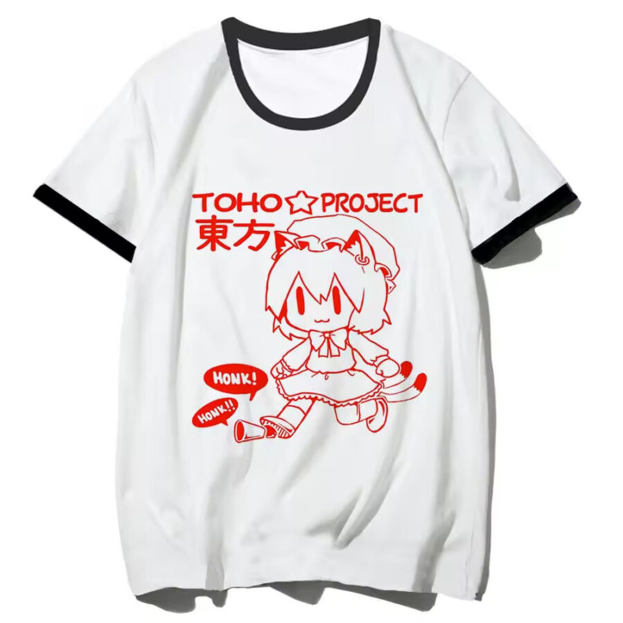 Anime Touhou Project Hong Meiling Casual T-Shirt Anime Touhou Project Hong Meiling Casual T-Shirt