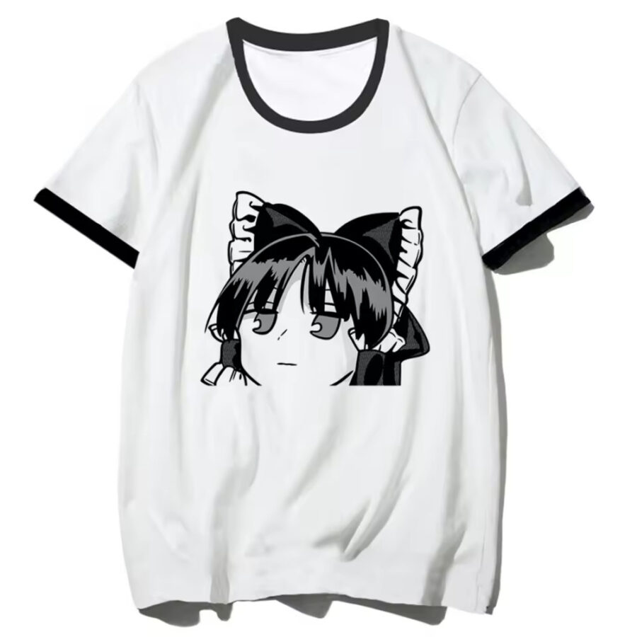 Anime Touhou Project Reimu Hakurei Women's T-Shirt Anime Touhou Project Reimu Hakurei Women's T-Shirt