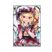 Touhou Project Anime Flandre Scarlet Print Wall Poster