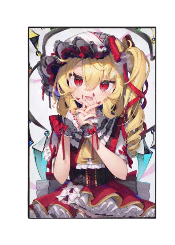 Touhou Project Anime Flandre Scarlet Print Wall Poster