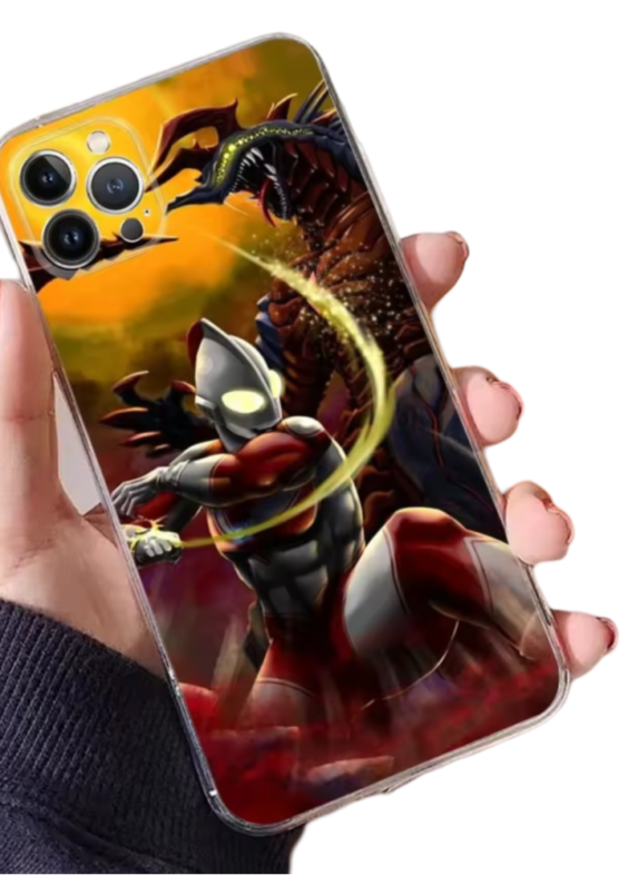 Ultraman Anime Character Phone Case For iPhone