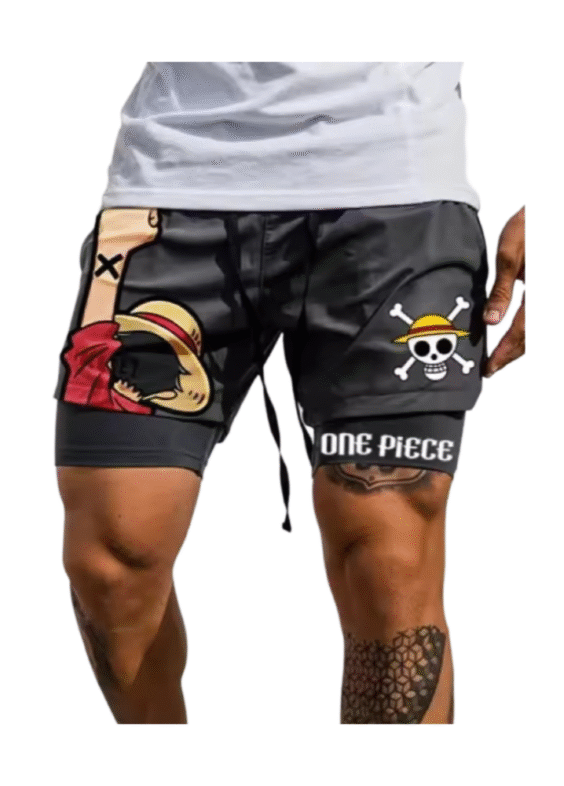 One Piece Monkey D. Luffy Anime 3D Print Shorts