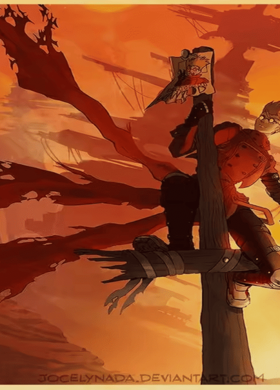 Anime Trigun Vash The Stampede Wall Art Poster