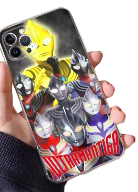 Anime Ultraman Character Phone Case For iPhone