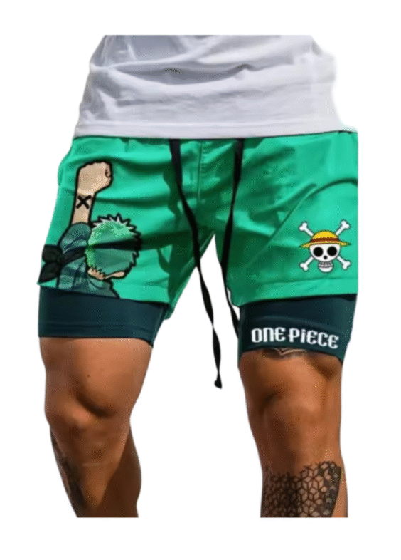 Anime One Piece 3D Print Roronoa Zoro Shorts