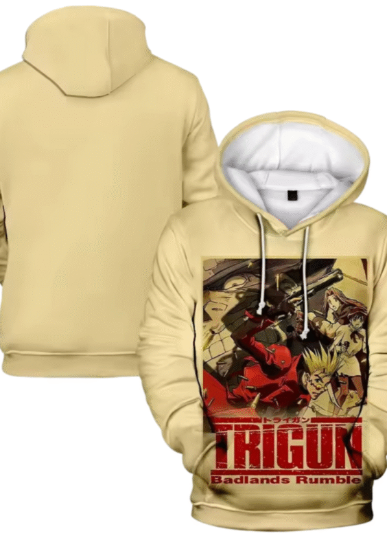 Anime Trigun: Badlands Rumble 3D Printed Hoodie