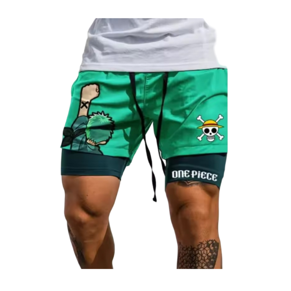 Anime One Piece 3D Print Roronoa Zoro Shorts Anime One Piece 3D Print Roronoa Zoro Shorts